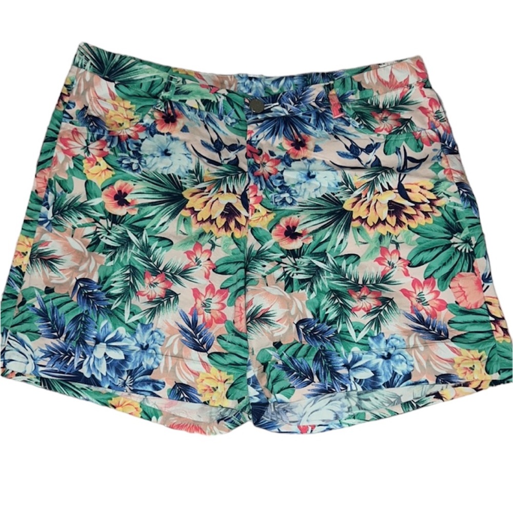 Devoted floral print shorts
